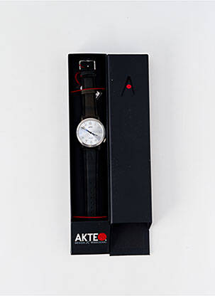 Montre fermeture boucle(s) noir AKTEO homme