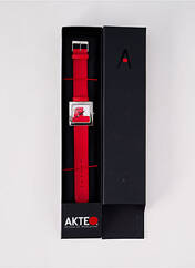 Montre rouge AKTEO pour femme seconde vue