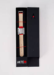 Montre rouge AKTEO pour femme seconde vue