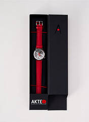 Montre rouge AKTEO pour femme seconde vue