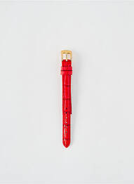 Bracelet de montre fermeture boucle(s) rouge ROCHET femme