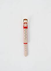 Bracelet de montre rouge ROCHET pour femme seconde vue