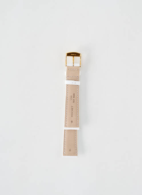 Bracelet de montre blanc ROCHET pour femme