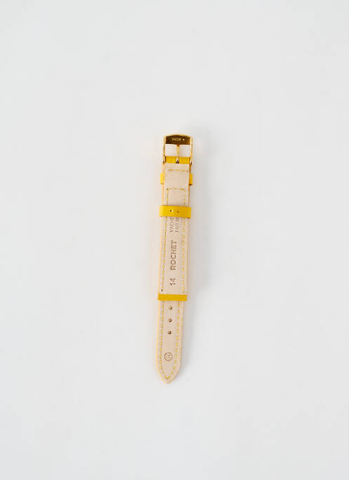 Bracelet de montre jaune ROCHET pour femme