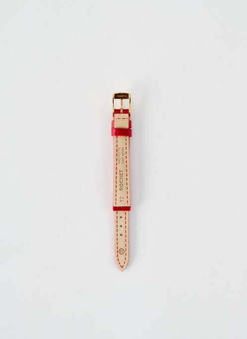 Bracelet de montre rouge ROCHET pour femme