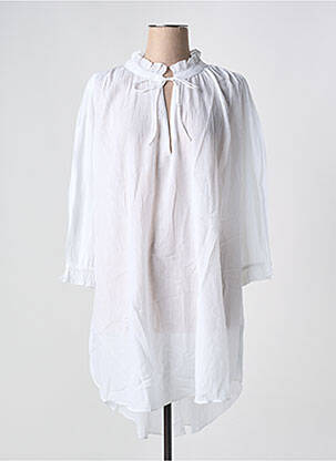 Tunique manches longues manches longues blanc RALPH LAUREN femme
