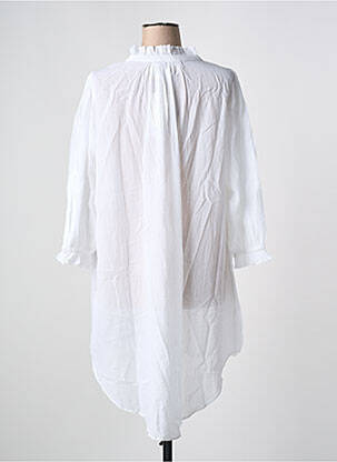 Tunique manches longues légère et transparente blanc RALPH LAUREN femme