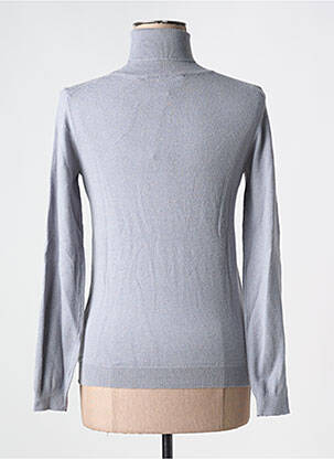 Pull col roulé coupe cintrée manches longues gris COMPAGNIA DEL CACHEMIRE femme