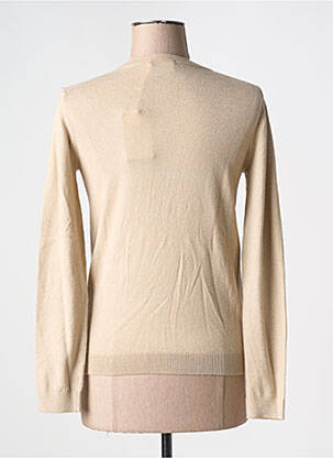 Pull coupe cintrée manches longues beige COMPAGNIA DEL CACHEMIRE femme