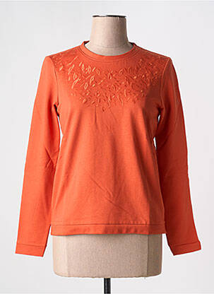 Pull coupe cintrée manches longues orange DAMART femme