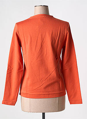 Pull coupe cintrée manches longues orange DAMART femme