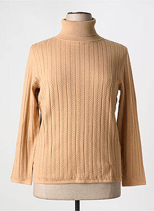 Pull coupe cintrée manches longues beige DAMART femme
