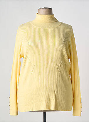 Pull coupe cintrée manches longues jaune DAMART femme