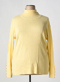 Pull coupe cintrée manches longues jaune DAMART femme