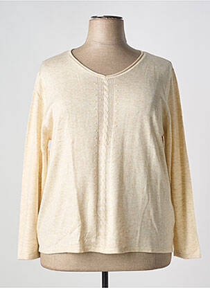Pull coupe cintrée manches longues or DAMART femme