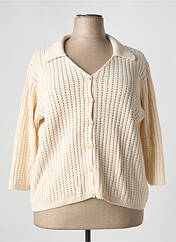 Gilet manches longues beige DAMART pour femme seconde vue