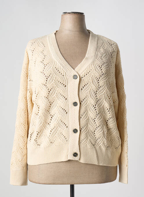 Gilet manches longues beige DAMART pour femme