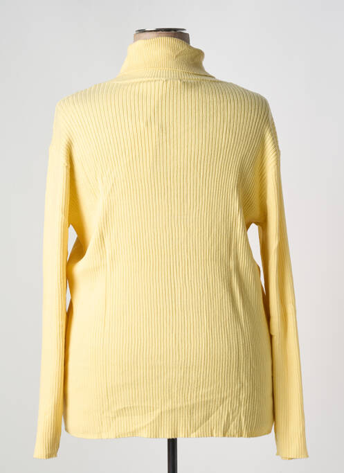Pull coupe cintrée manches longues jaune DAMART femme