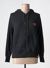 Veste casual col rond noir DAMART femme