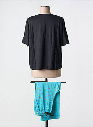 Pyjama tissage jersey bleu ARTHUR femme