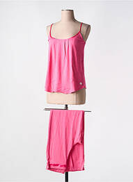 Pyjama tissage jersey rose ARTHUR femme
