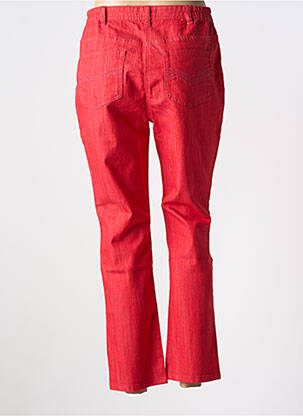 Pantalon slim stretch taille normale rouge DAMART femme