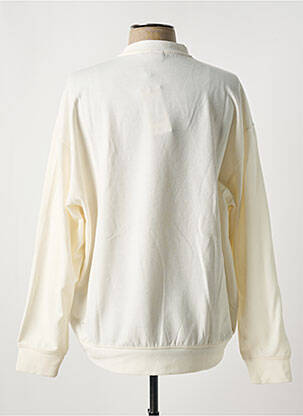 Sweat-shirt stretch manches longues beige FILA homme