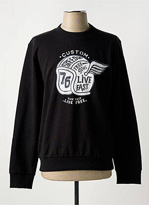 Sweat-shirt manches longues manches longues noir CELIO homme