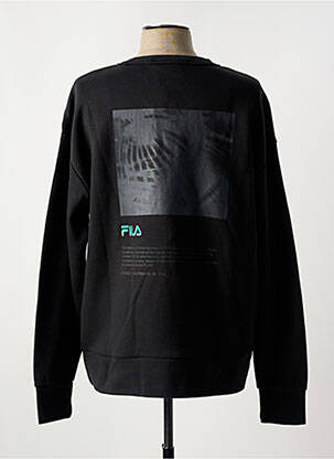 Sweat-shirt stretch manches longues noir FILA homme
