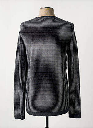 Pull stretch manches longues gris CELIO homme