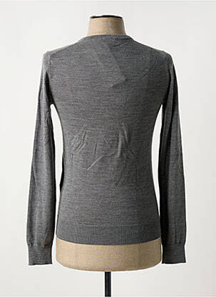 Pull col v manches longues gris CELIO homme