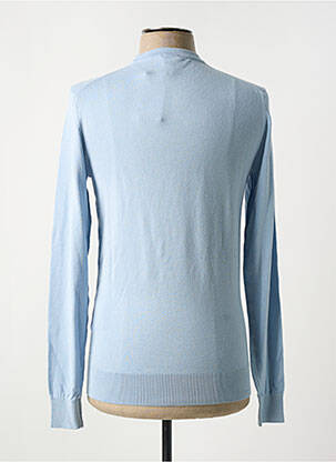 Pull col v manches longues bleu CELIO homme