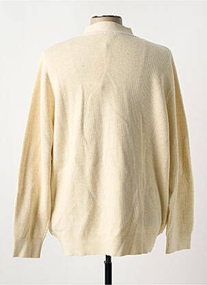 Gilet manches longues col v beige CELIO homme