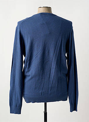 Pull col v manches longues bleu COMPAGNIA DEL CACHEMIRE homme
