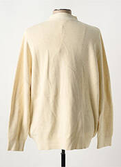 Gilet manches longues beige CELIO pour homme seconde vue