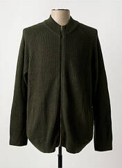 Gilet manches longues vert JACK & JONES pour homme seconde vue