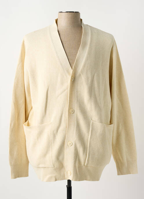 Gilet manches longues beige CELIO pour homme