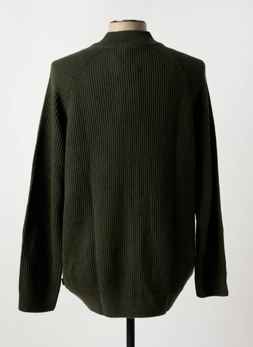 Gilet manches longues vert JACK & JONES pour homme