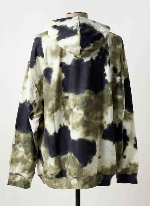 Sweat-shirt à capuche vert FILA pour homme