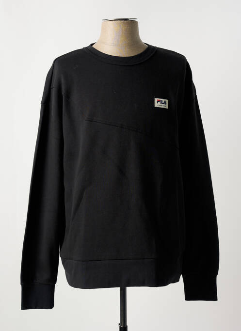 Sweat-shirt noir FILA pour homme