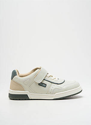 Baskets matière lisse bout rond gris SAFETY JOGGER garcon
