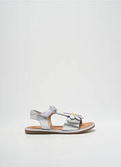 Sandales/Nu pieds argent MOD8 pour fille seconde vue