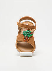 Sandales/Nu pieds marron MOD8 pour fille seconde vue