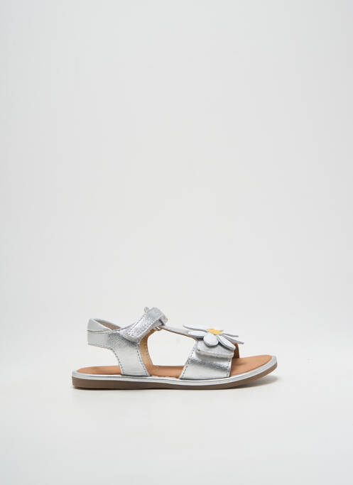Sandales/Nu pieds argent MOD8 pour fille