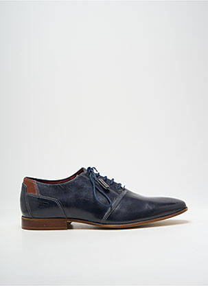 Derbies bout pointu talon bas bleu REDSKINS homme