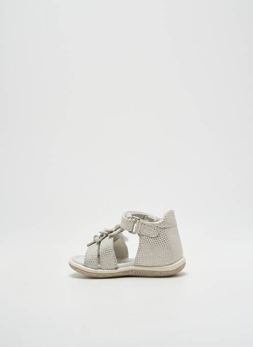 Sandales/Nu pieds argent NOËL pour fille