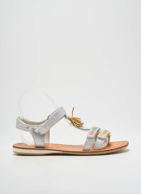 Sandales/Nu pieds argent NOËL pour fille