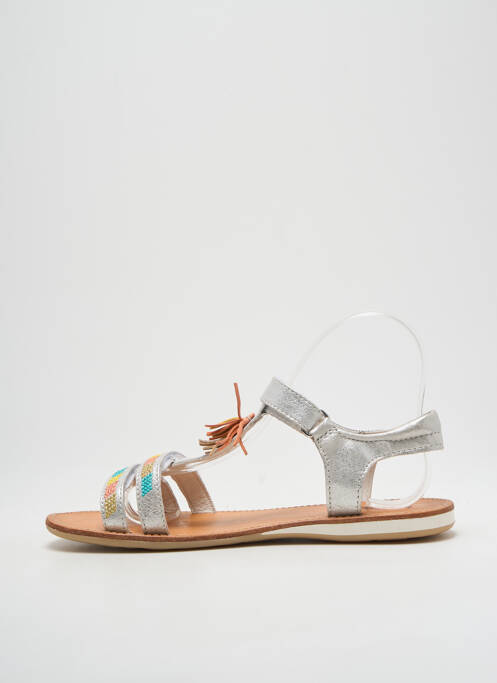Sandales/Nu pieds argent NOËL pour fille