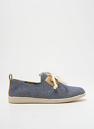 Baskets fermeture lacets bout rond bleu ARMISTICE garçon