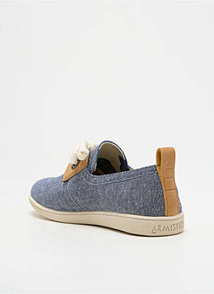 Baskets fermeture lacets bout rond bleu ARMISTICE garçon